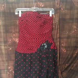 Vintage 80’s AJ Bari Silk Cocktail/Prom dress